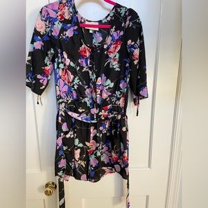 Yumi Kim floral silk romper. Size L